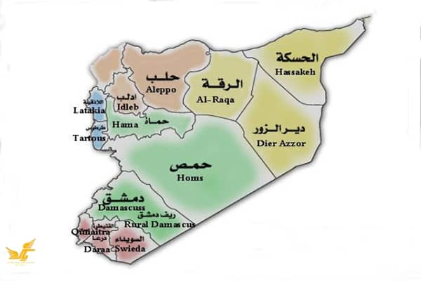 شهر های مهم کشور سوریه